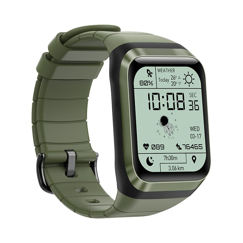 Ceas smartwatch barbati TechONE® SD2 Explorer Pro, Verde