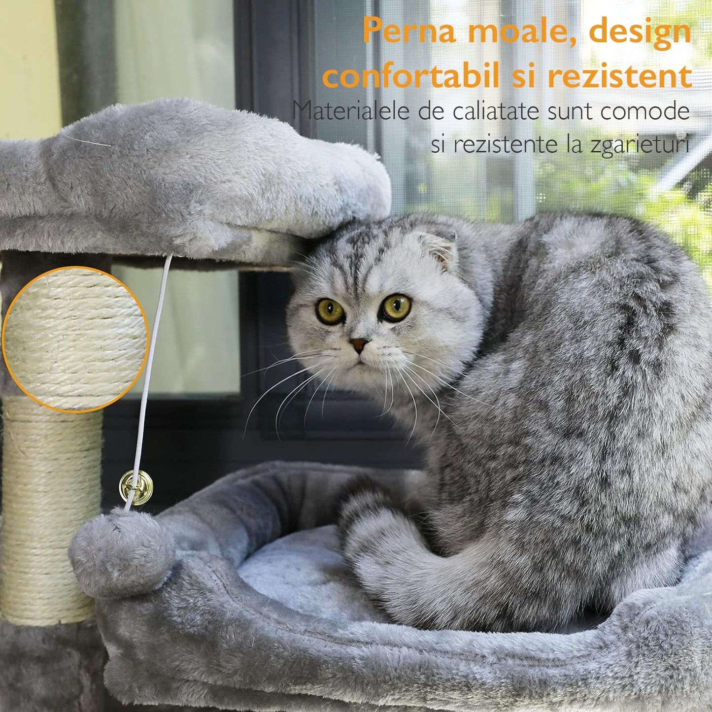 Loc de Joaca Pentru Pisici KD Home® Happy Caty