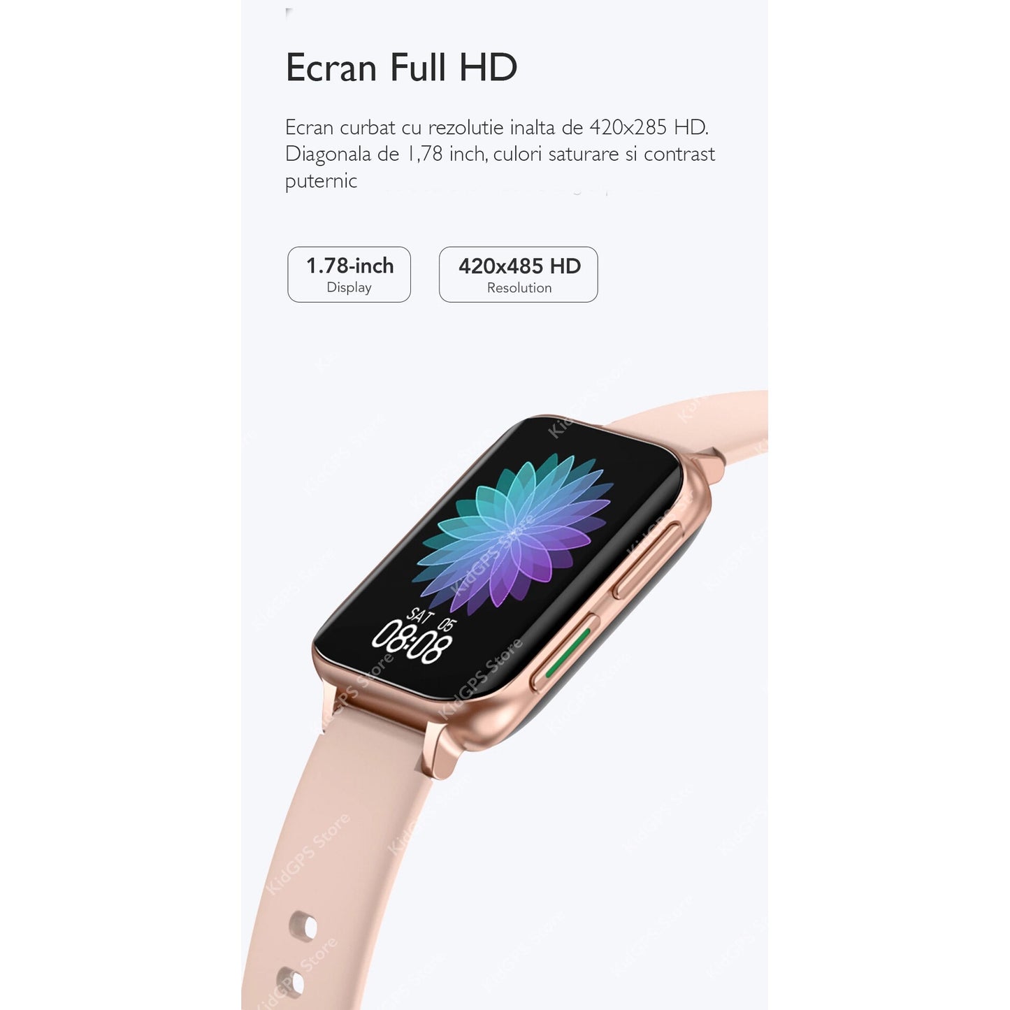 Ceas smartwatch TechONE™ DT93 Pro, Negru