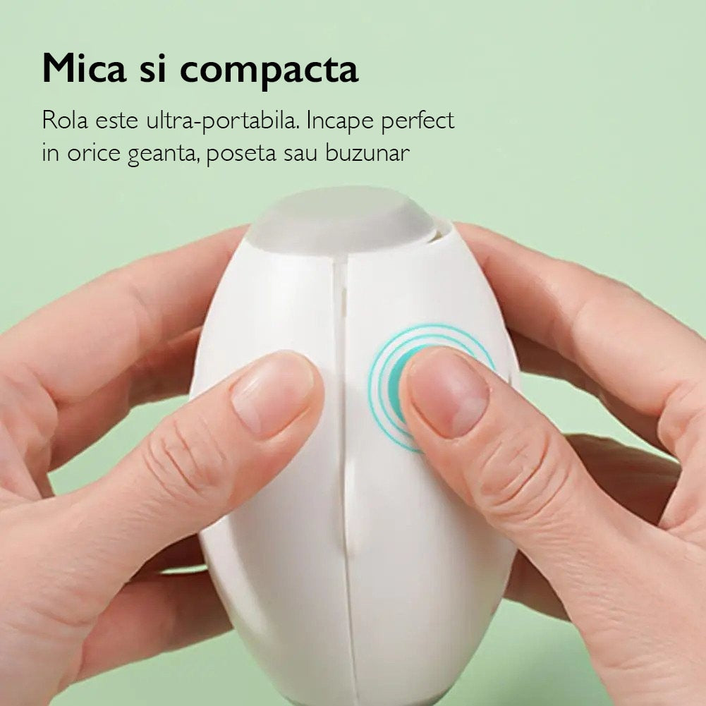 Rola Reutilizabila din Silicon KD Home® CleanSwipe, Verde