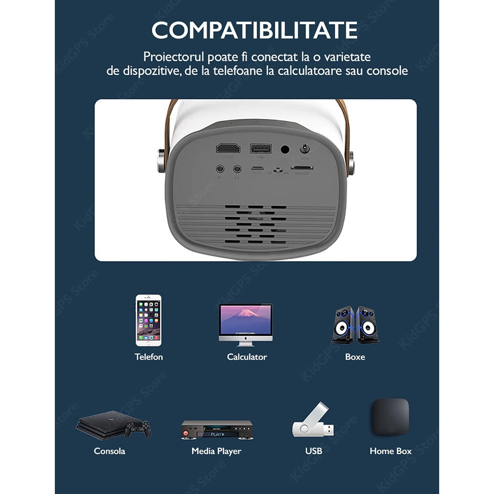 Videoproiector Loosafe® YG230 WiFi