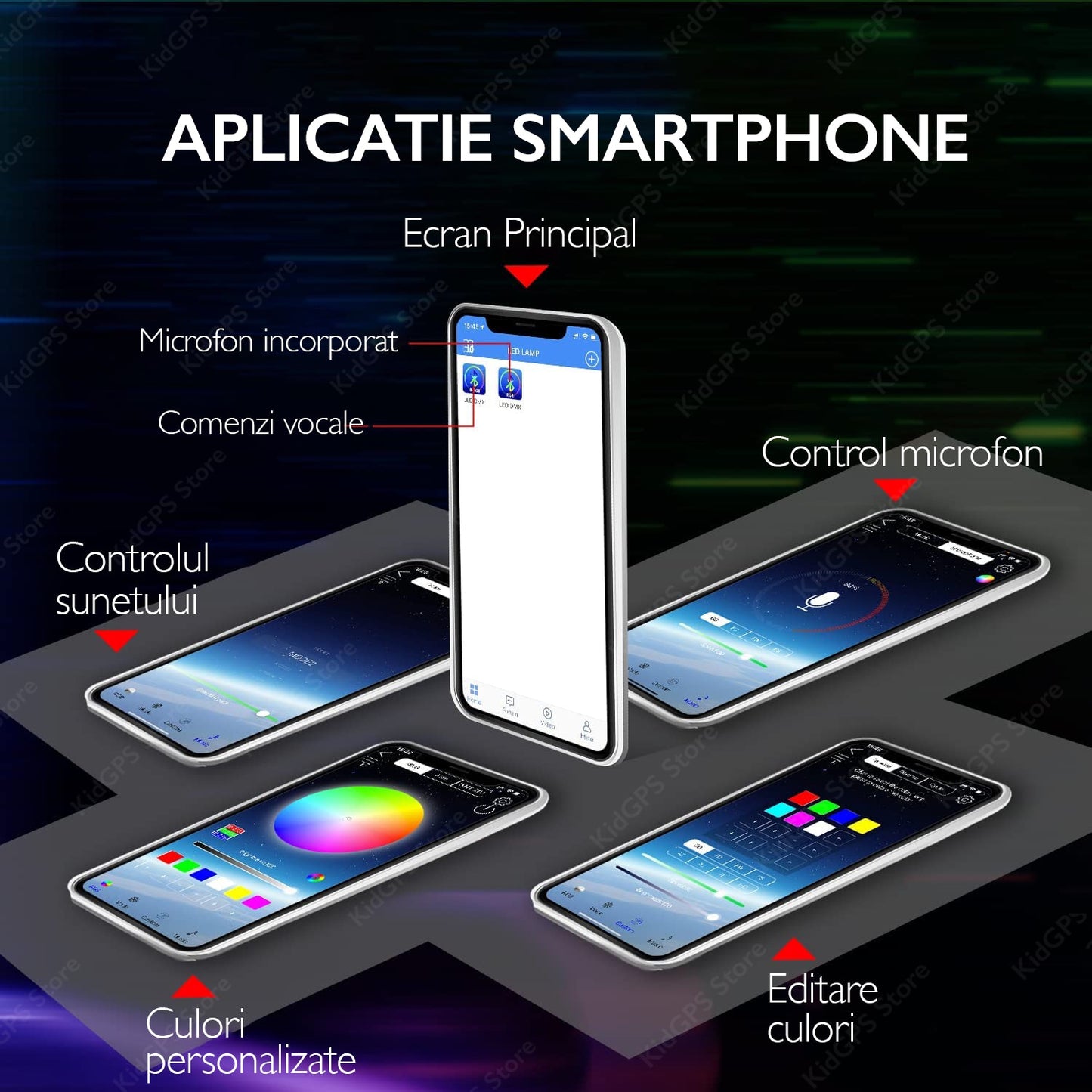 Lampa modulara hexagon Huerler LD705