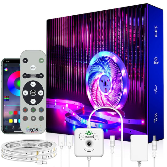 Kit Banda LED Huerler™ Smart RGB 27 metri (2 X 13.5m)