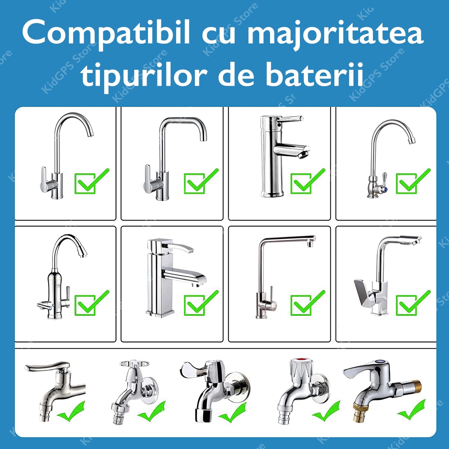 Aerator apa dublu - pivotant cu cot Topaqua® SK-WS809S-F