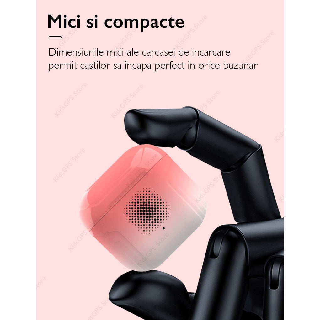 Casti wireless audio profesionale Runmus® H11, Alb