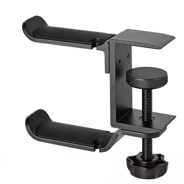 Suport pentru casti gaming dublu cu cleme reglabile, Techone® HeadSet Stacker 2