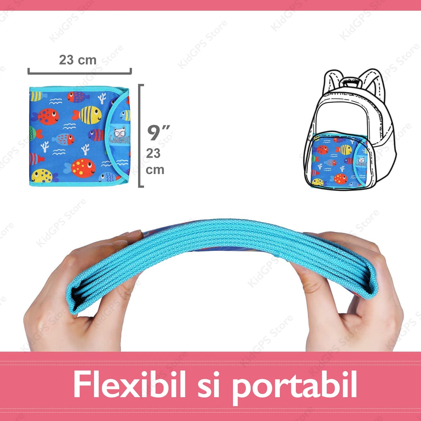 Caiet cu pagini negre table negre pentru desenat KidProtect