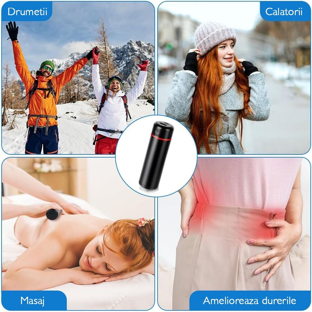 Incalzitor Maini Portabil 2 in 1 Horigen® Heatly Pro