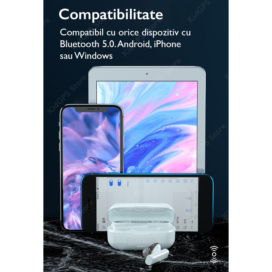 Casti bluetooth Runmus® EarBuds X5