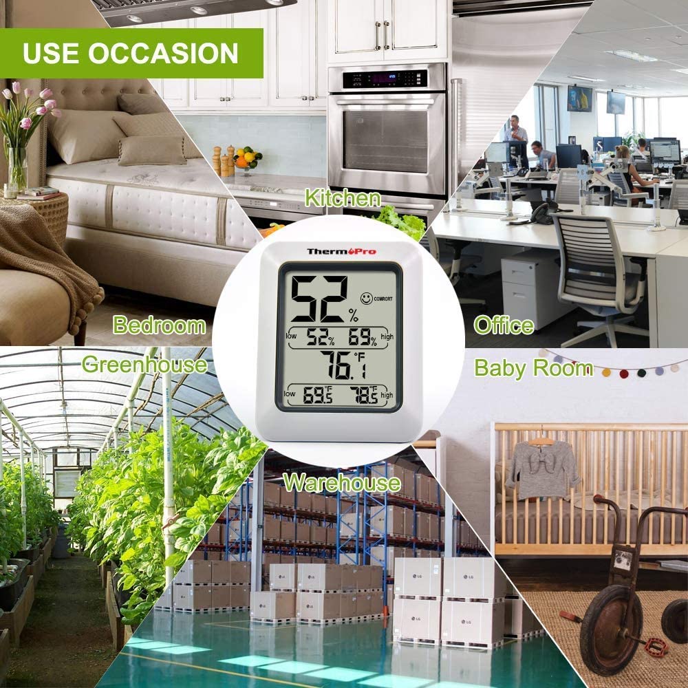 Termometru si higrometru de camera ThermoPro TP-50 Pro