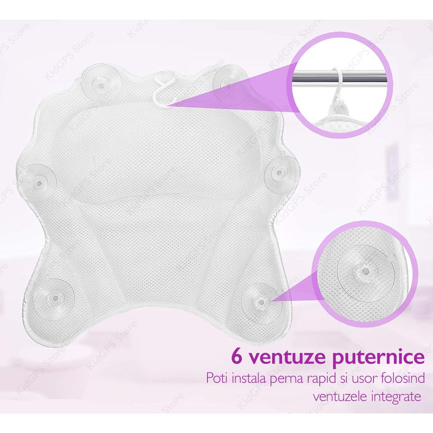 Perna de baie pentru cada Premium Topaqua® Dual Flex