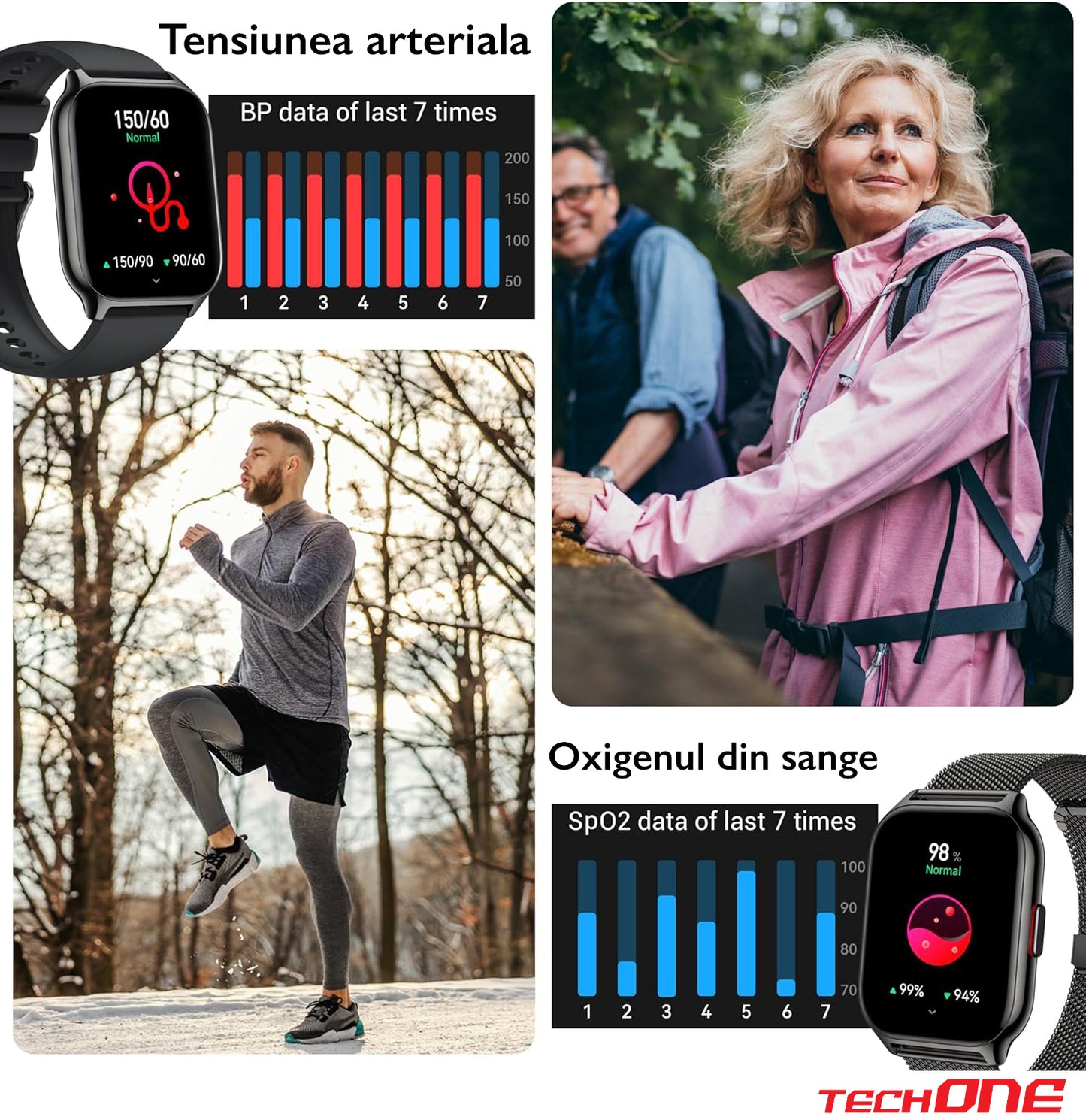 Ceas Smartwatch TechONE® Wand Pro