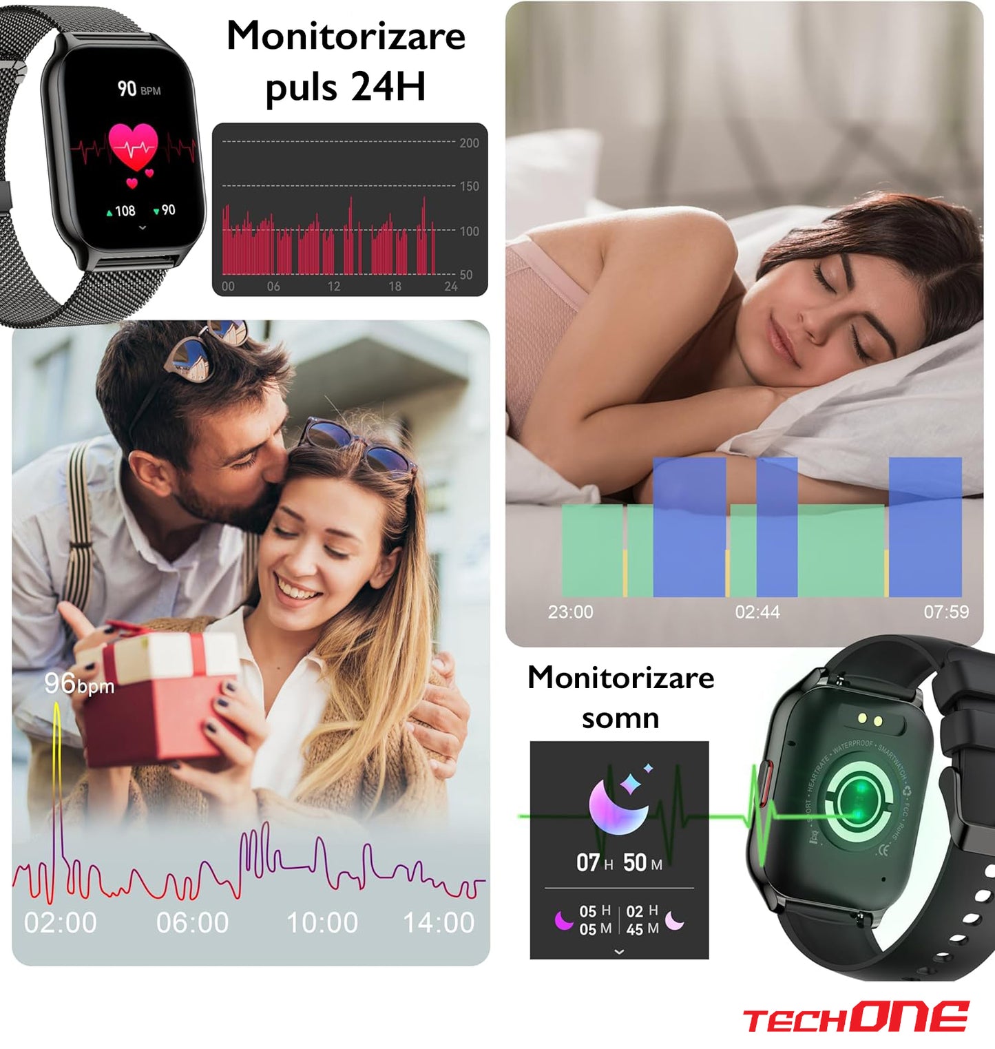 Ceas Smartwatch TechONE® Wand Pro