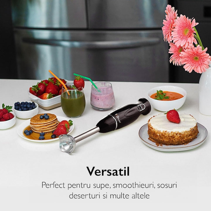 Mixer Vertical tip Blender KD Home® VertiBlend, Negru