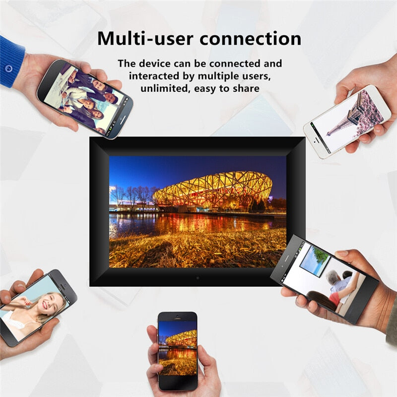 Rama Foto Digitala WIFI Techone® ZN-DP1002 10 inch