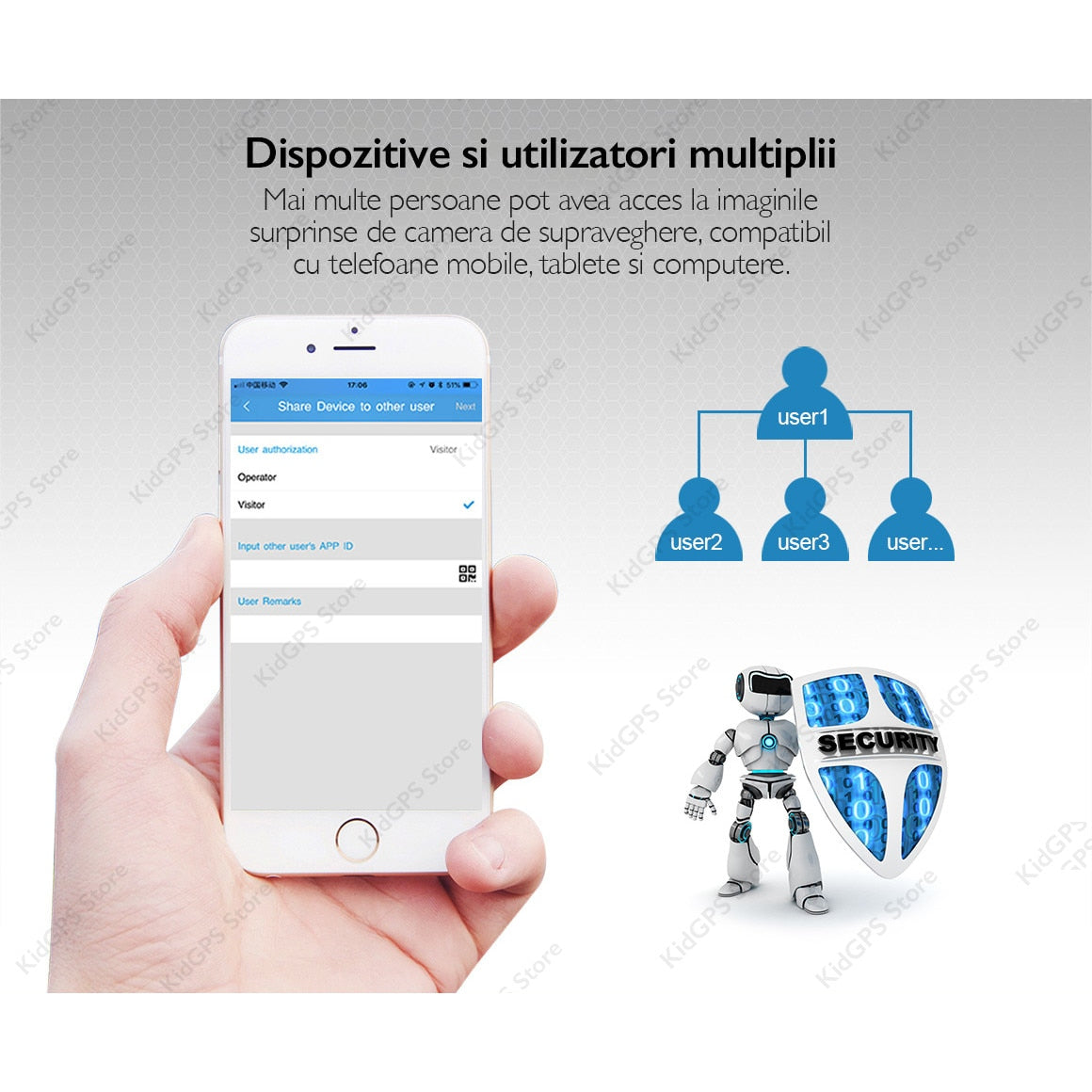Camera de supraveghere WIFI SriHome® SH036 Plus+