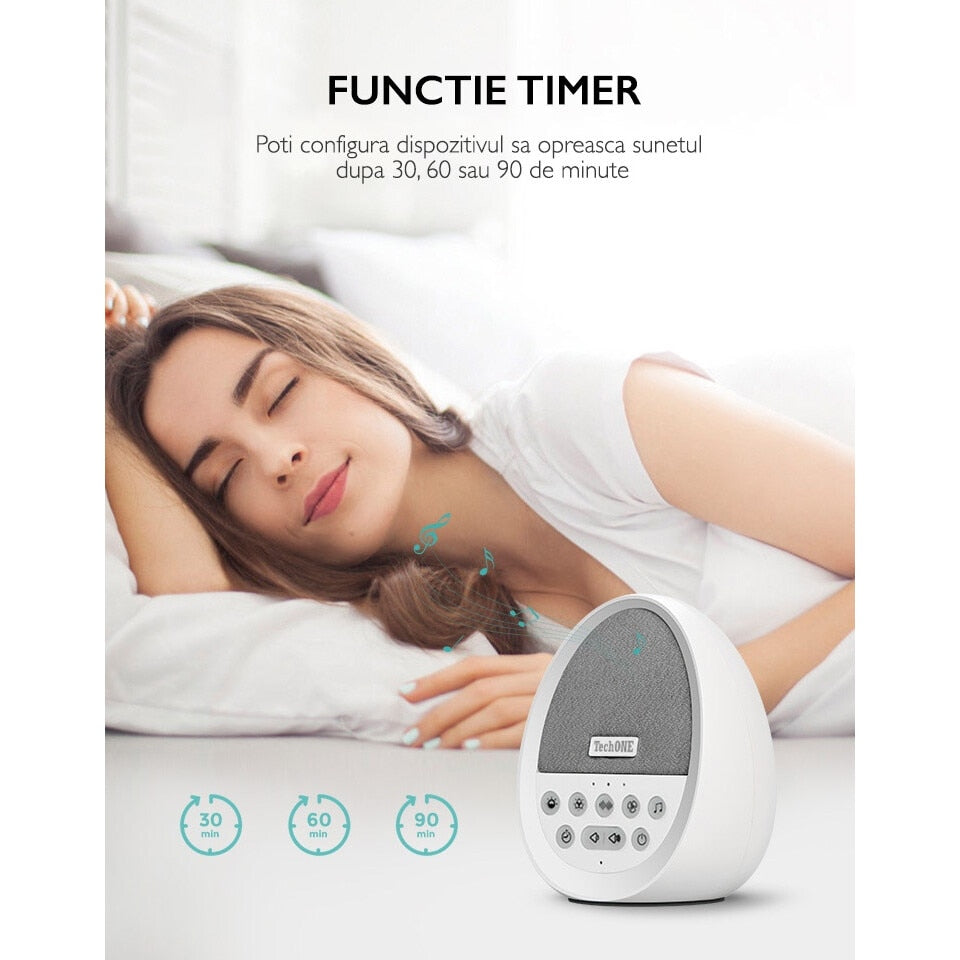 Dispozitiv Sunete Albe Techone® W06 29 Sunete HD
