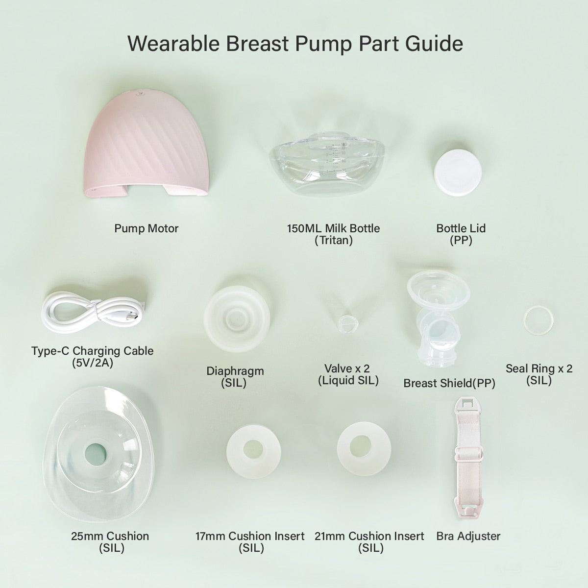 Pompa de san electrica discreta sub sutien Horigen® Mom Go
