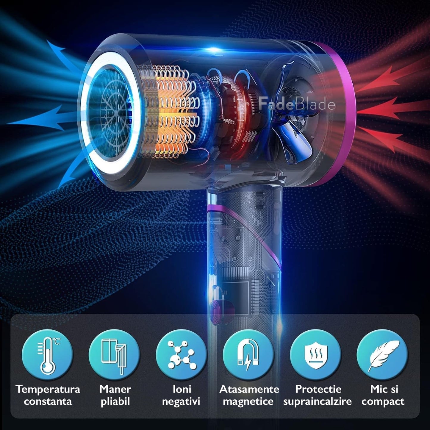 Uscator de Par Profesional FadeBlade® Max Pro
