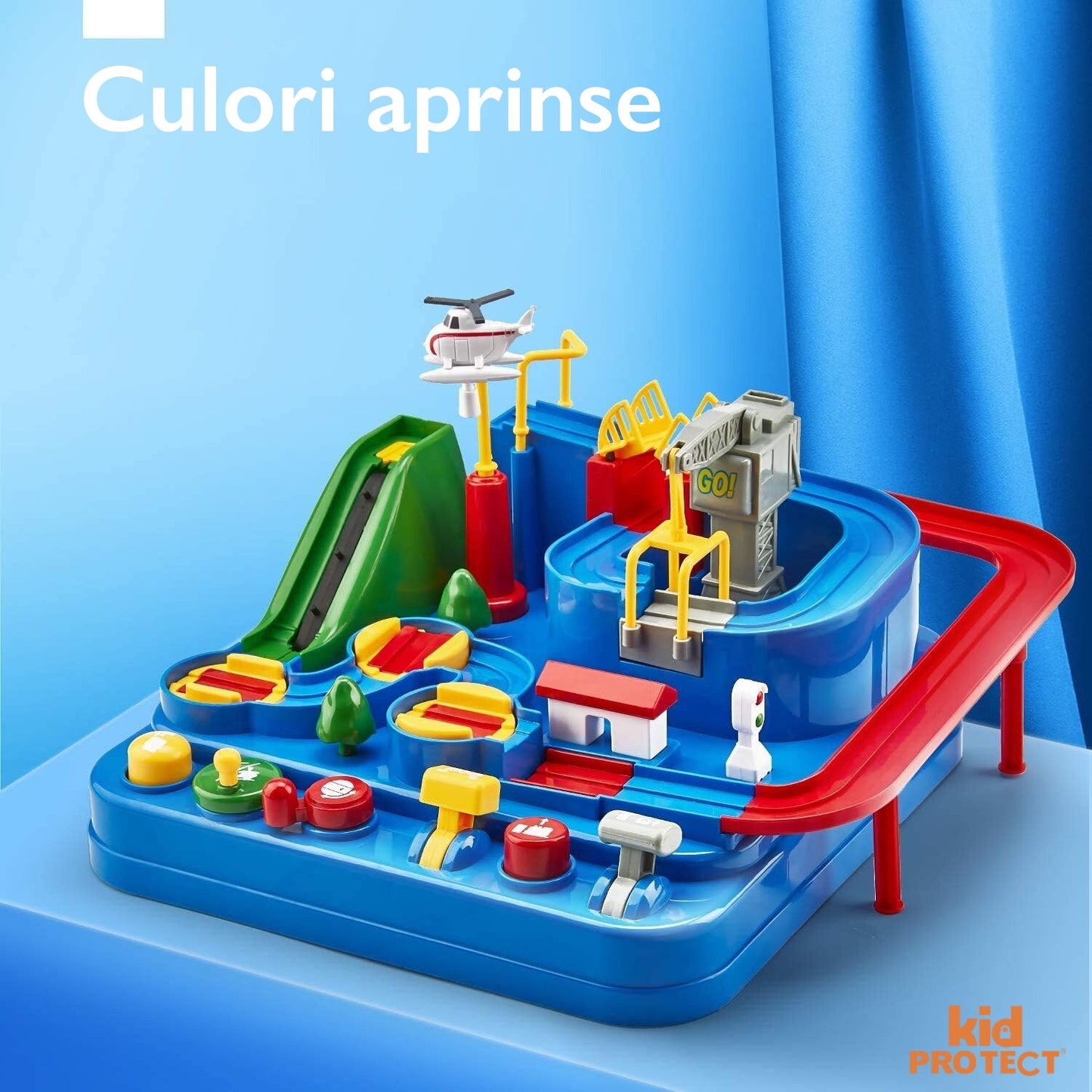 Set Jucarie Interactiva Circuit de Curse KidProtect® Rescue City