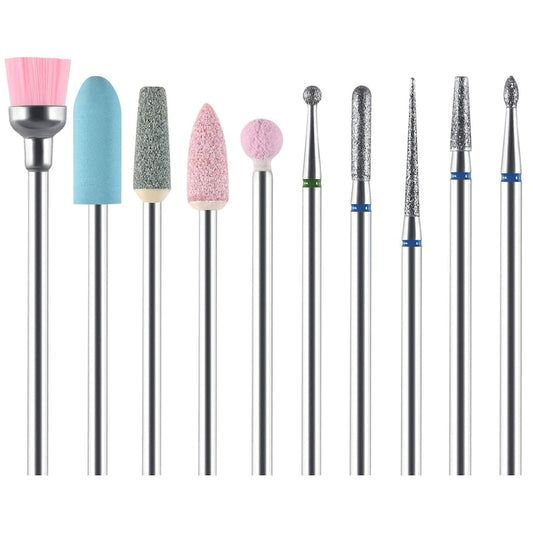 Set 10 Freze De Unghii De Schimb Horigen® Drill Set Max Tungsten