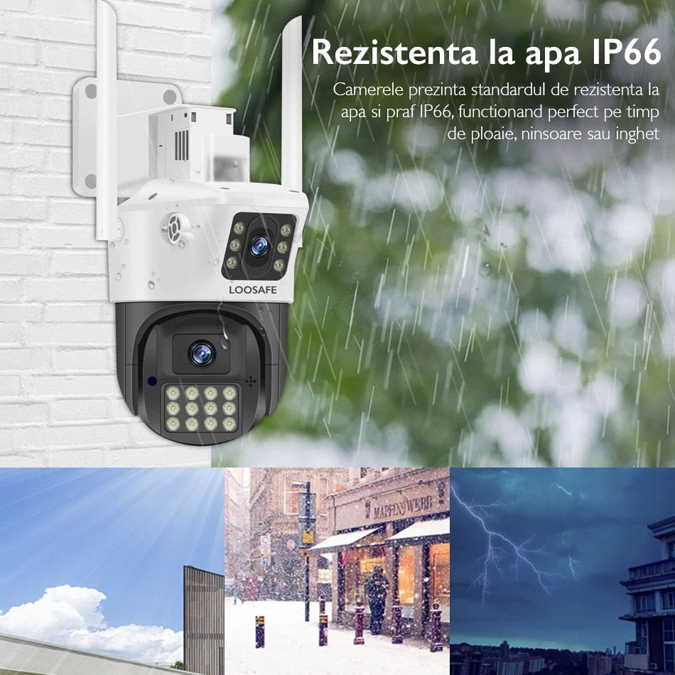 Camera de Supraveghere Dubla Wireless CCTV Loosafe® 80MX