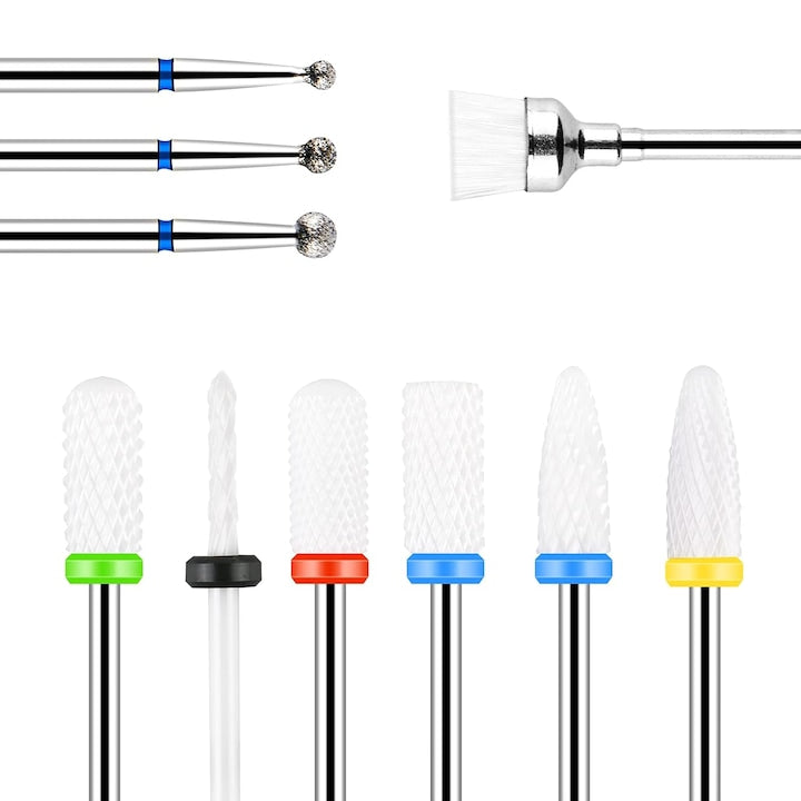 Set 10 Freze De Unghii Ceramice De Schimb Horigen® Drill Set Pro Ceramic
