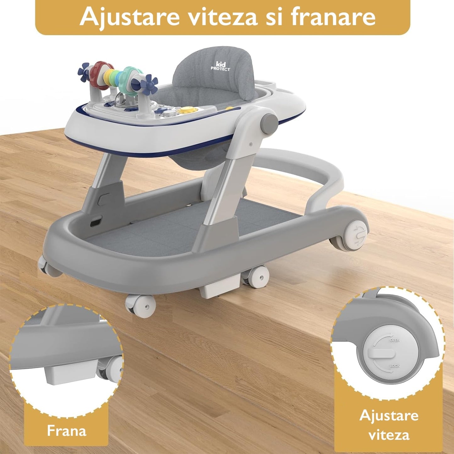 Premergator Copii 2 in 1 Reglabil 6 Trepte KidProtect® Little Helper