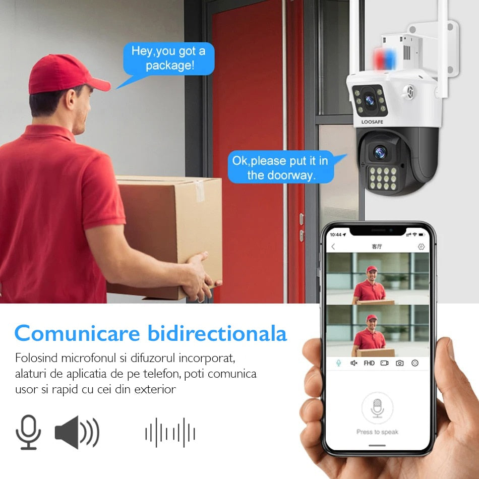Camera de Supraveghere Dubla Wireless CCTV Loosafe® 80MX