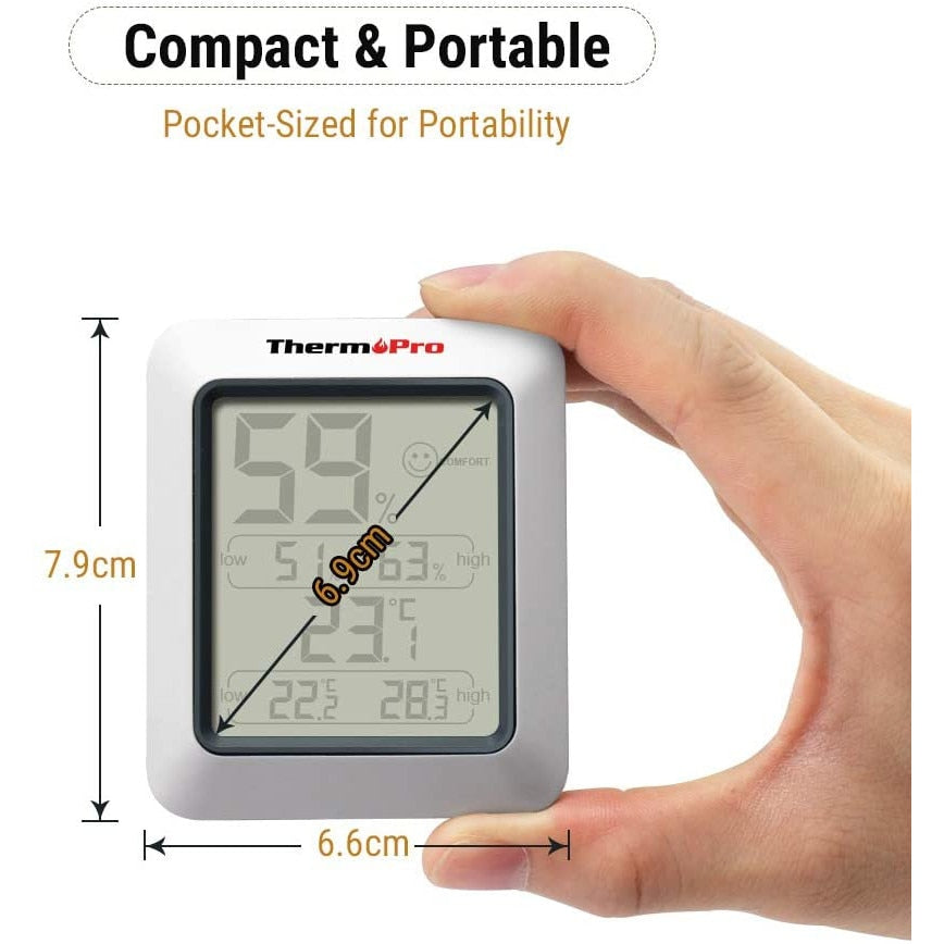 Termometru si higrometru de camera ThermoPro TP-50 Pro