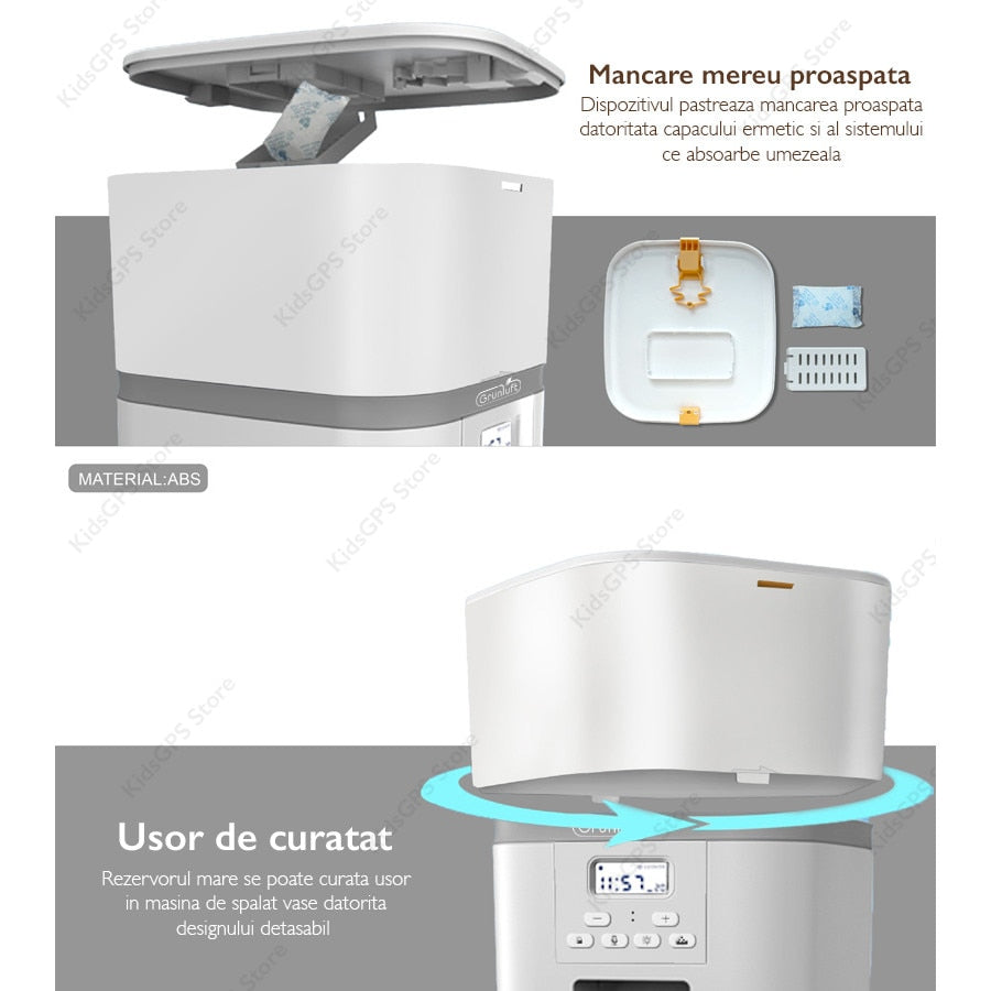 Hranitor automat Grunluft® QQ002, Alb