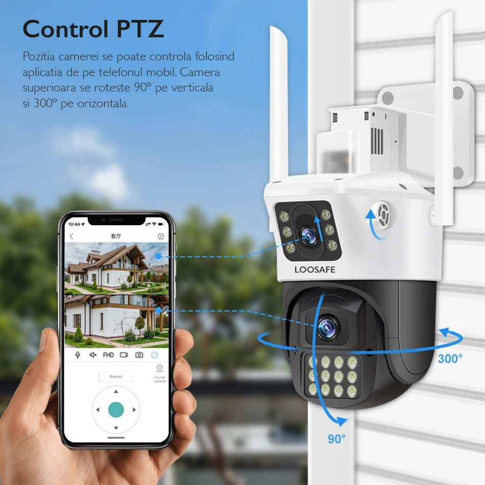 Camera de Supraveghere Dubla Wireless CCTV Loosafe® 80MX