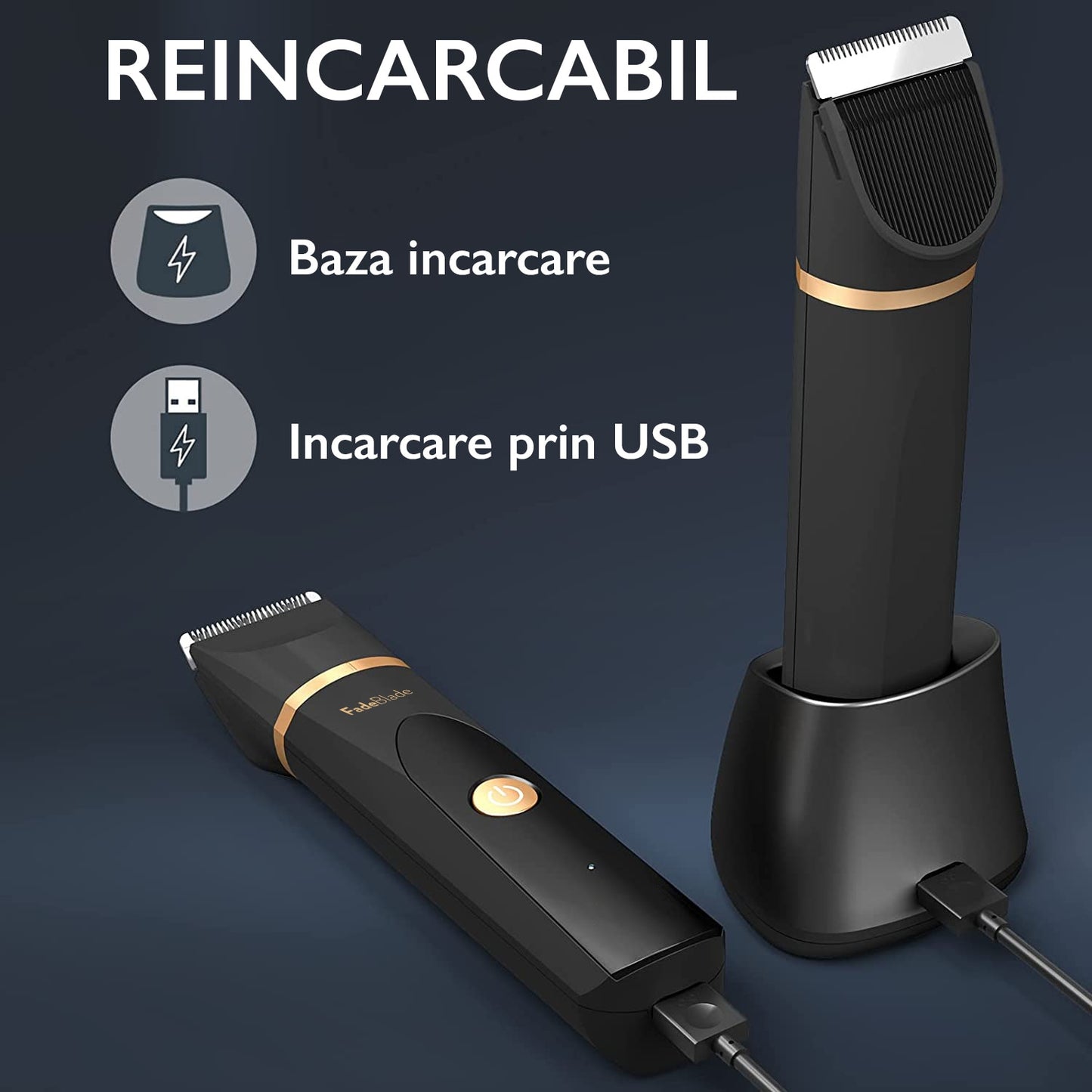 Masina de tuns si aparat de ras FadeBlade® Beard Pro