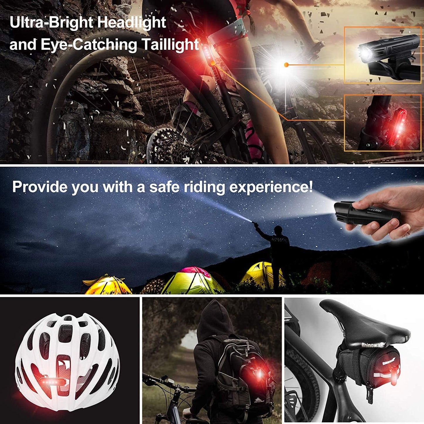 Set Far si Stop Bicicleta Huerler® Lightly