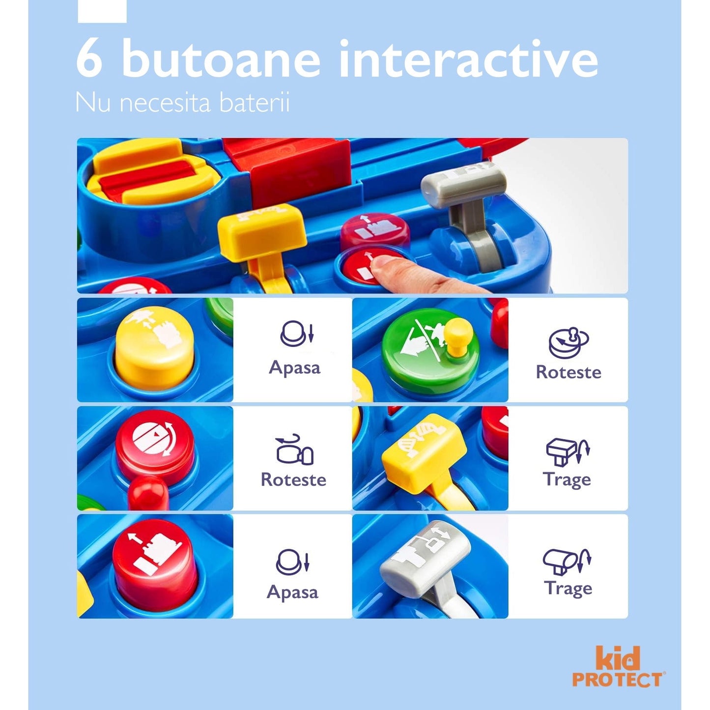 Set Jucarie Interactiva Circuit de Curse KidProtect® Rescue City