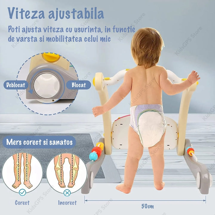 Antemergator si saltea activitati Copii 2 in 1 KidProtect® Piano