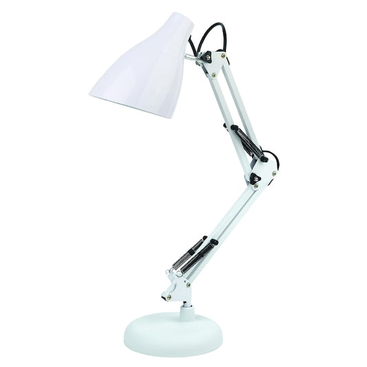 Lampa de birou Huerler® Mini Arhitect, E27, Alb