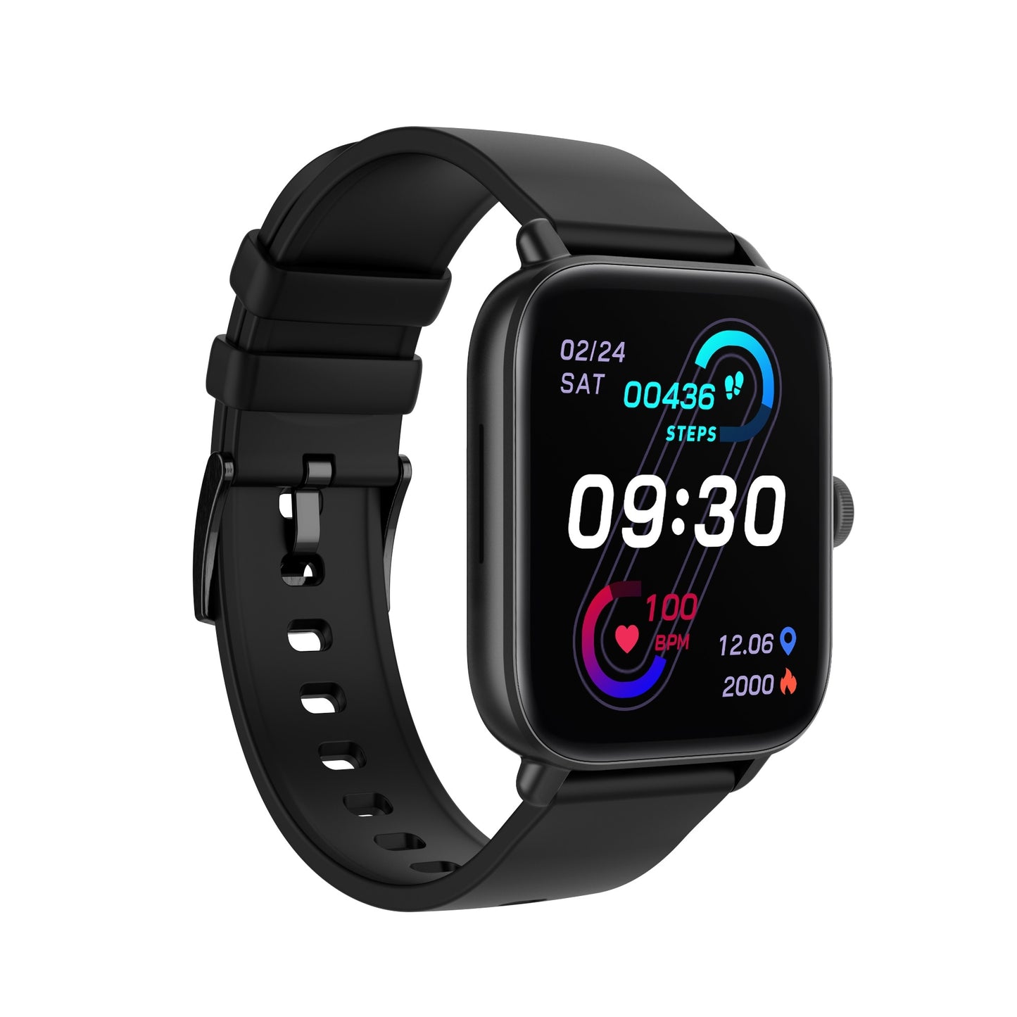 Ceas smartwatch TechONE Y22 Pro, Negru