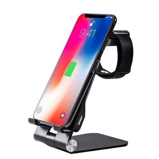 Stand dublu de incarcare wireless de birou Loowoko™ S19 Pro