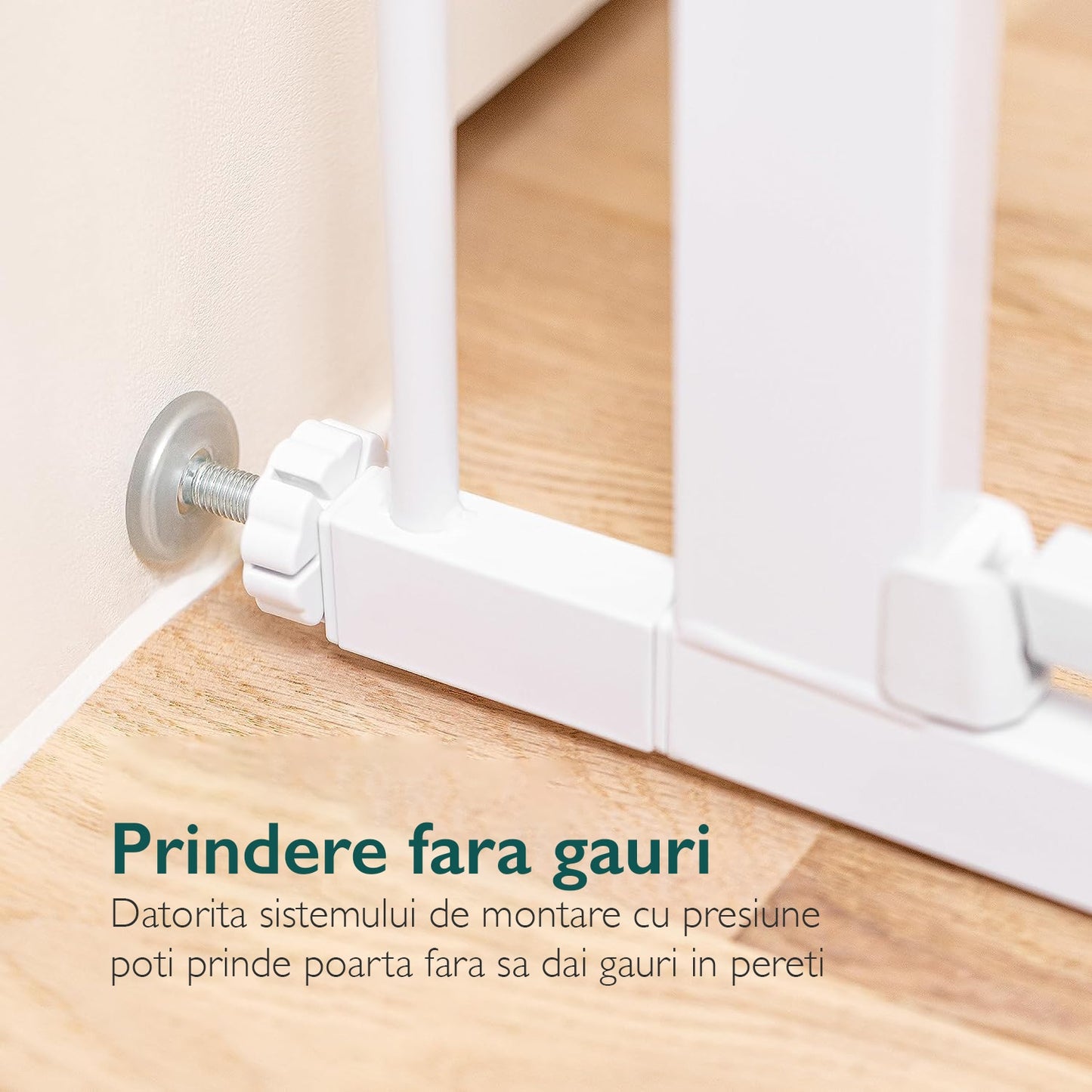 Poarta de Siguranta Copii KidProtect® Baby Guard V1, 76-81 cm