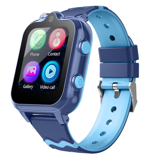 Ceas smartwatch GPS copii cu localizare si telefon Techone™ KT18, Albastru