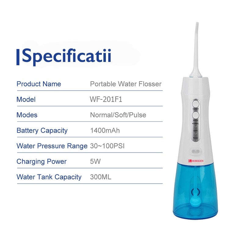 Irigator bucal si oral profesional Horigen® WF201 Pro