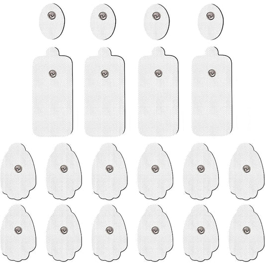 Set 20 Paduri Electrozi Gel pentru Aparat De Masaj Cu Electrostimulare / Fizioterapie Horigen®