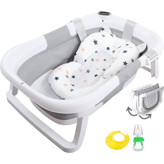 Cadita Pliabila Dublu Bebelusi cu Pernuta KidProtect® Smally