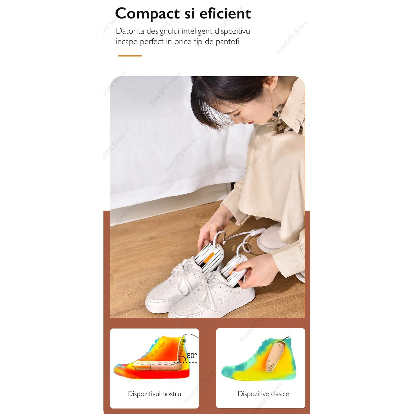 Uscator pantofi electric TechONE® WP-S01