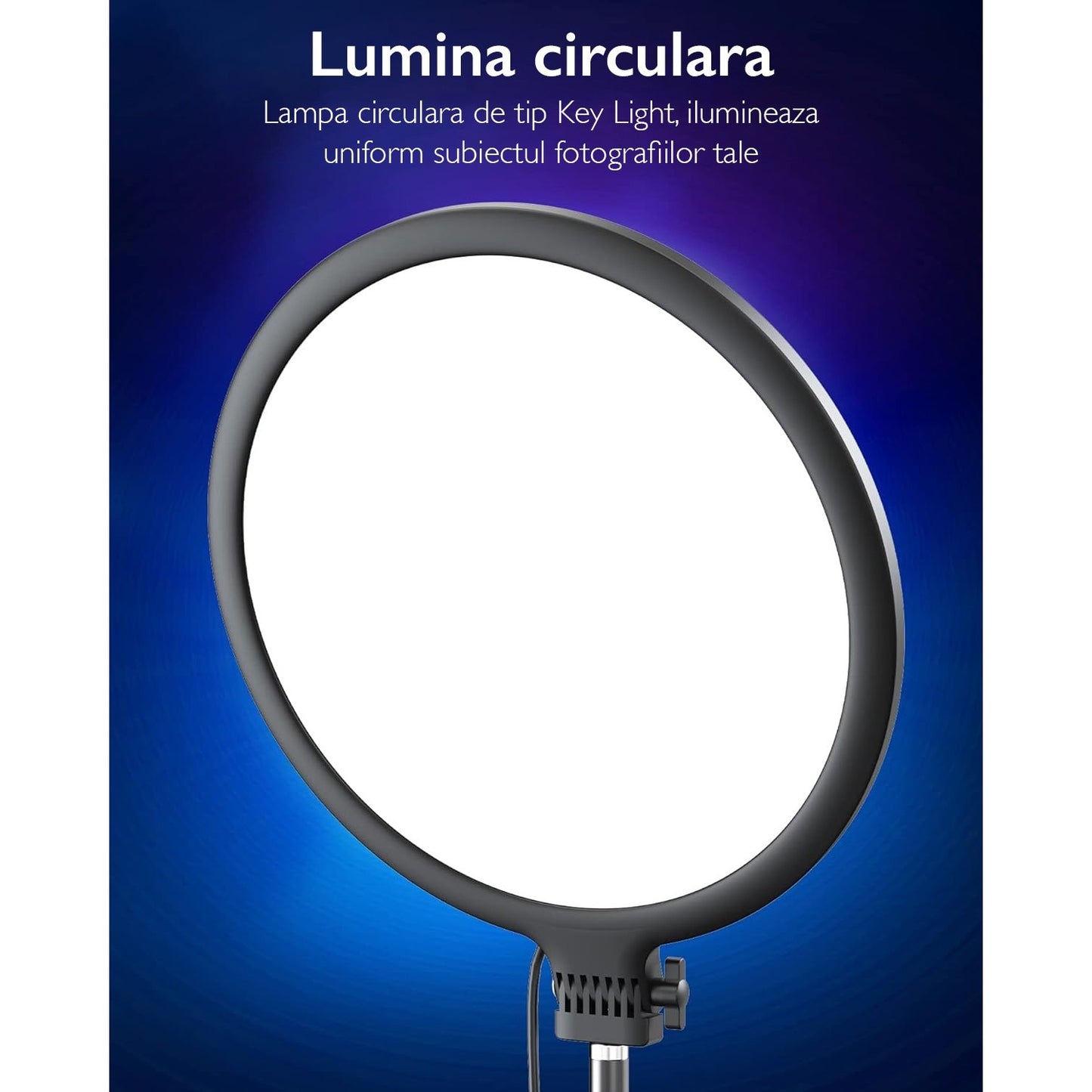 Lampa Circulara Ring Light Profesionala Techone® Live Pro
