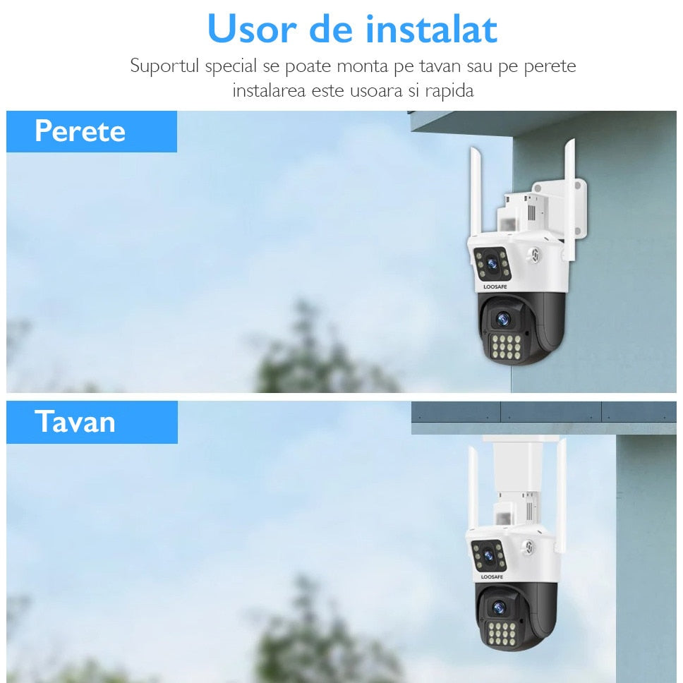 Camera de Supraveghere Dubla Wireless CCTV Loosafe® 80MX