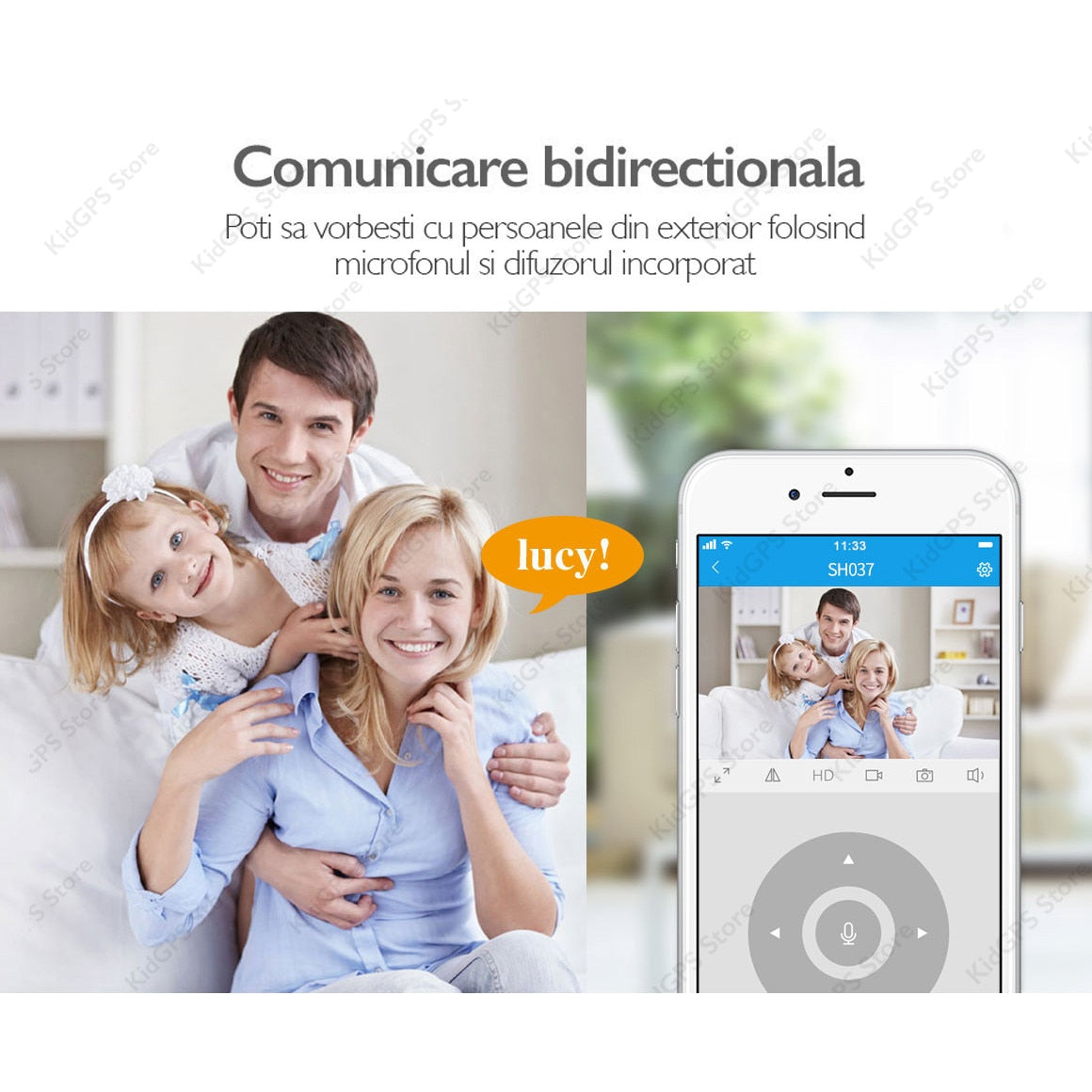 Camera de supraveghere 4MP, WIFI SriHome™ SH037 Pro interior/exterior