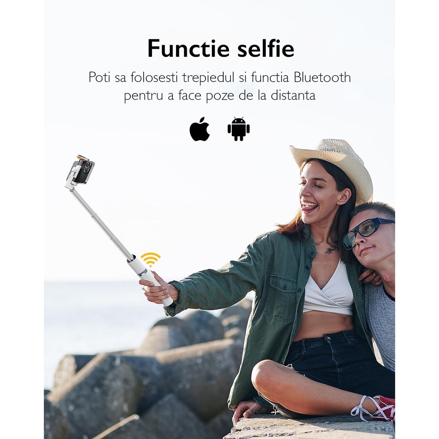 Trepied Foto Telescopic Premium Profesional Techone® Photo Buddy Light