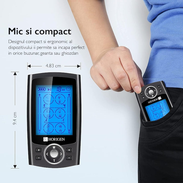 Aparat De Masaj Cu Electrostimulare / Fizioterapie Horigen® Relax Pro